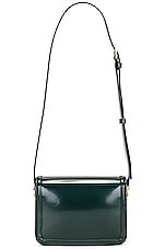 Saint Laurent Small Solferino Satchel Bag in Mediterranean Blue, view 3, click to view large image.