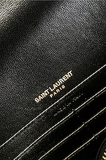 Saint Laurent Chain Wallet Tri Metal Bag in Nero, view 7, click to view large image.