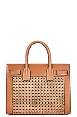 Saint Laurent Baby Sac De Jour Bag in Brown Gold, view 4, click to view large image.