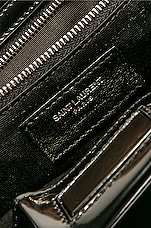 Saint Laurent Suzanne Shopping Bag in Nero, view 6, click to view large image.