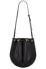 Saint Laurent Daryl Shoulder Bag in Nero, view 3, click to view large image.