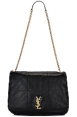Saint Laurent Jamie 4.3 Chain Bag in Nero, view 6, click to view large image.