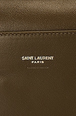 Saint Laurent Small Kate Reversible Chain Bag in Loden Green, view 7, click to view large image.