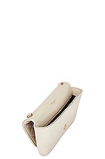 Saint Laurent Mini Gaby Phone Holder Chain Bag in Crema Soft, view 5, click to view large image.