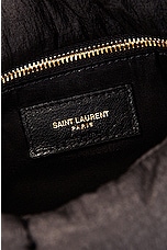 Saint Laurent Small Puffer Nylon Chain Bag in Nero, view 7, click to view large image.