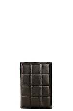 Saint Laurent Passport Case in Nero, view 2, click to view large image.