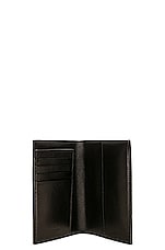 Saint Laurent Passport Case in Nero, view 4, click to view large image.