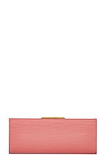 Saint Laurent Small Midnight Pochette Bag in Coral Rose, view 4, click to view large image.