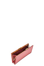 Saint Laurent Small Midnight Pochette Bag in Coral Rose, view 6, click to view large image.