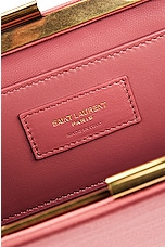 Saint Laurent Small Midnight Pochette Bag in Coral Rose, view 7, click to view large image.