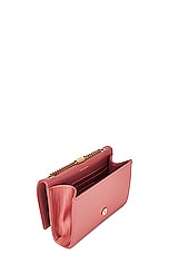Saint Laurent Small Kate Tassel Chain Bag in Coral Rose, view 5, click to view large image.