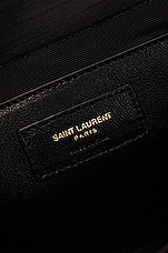 Saint Laurent Medium Envelope Chain Bag in Nero, view 7, click to view large image.