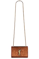 Saint Laurent Small Kate Chain Bag in Macaron, view 6, click to view large image.