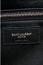 Saint Laurent Le Maillon Satchel Bag in Nero, view 6, click to view large image.