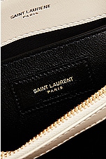 Saint Laurent Small Loulou Chain Bag in Vanilla Ice, view 7, click to view large image.