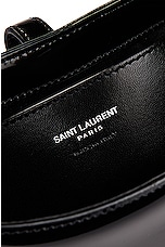 Saint Laurent Mini Le 5 A 7 Hobo Bag in Nero, view 6, click to view large image.
