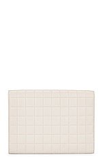 Saint Laurent Flap Pouch in Crema Soft, view 2, click to view large image.
