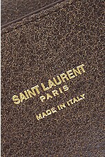 Saint Laurent Small Kate Reversible Chain Bag in Sahara & New Nut, view 7, click to view large image.