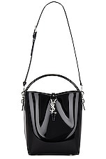 Saint Laurent Le 37 Bucket Bag in Nero, view 1, click to view large image.