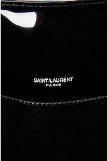 Saint Laurent Le 37 Bucket Bag in Nero, view 6, click to view large image.