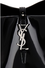 Saint Laurent Le 37 Bucket Bag in Nero, view 8, click to view large image.