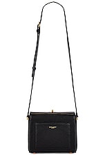 Saint Laurent Mini Gaby Square Bag in Nero, view 1, click to view large image.