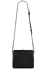 Saint Laurent Mini Gaby Square Bag in Nero, view 3, click to view large image.