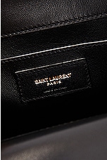 Saint Laurent Mini Gaby Square Bag in Nero, view 6, click to view large image.