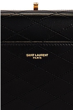Saint Laurent Mini Gaby Square Bag in Nero, view 7, click to view large image.