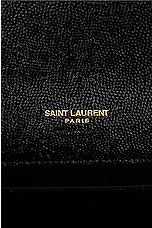 Saint Laurent Envelope Flap Pouch in Noir, view 5, click to view large image.