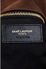 Saint Laurent Small Puffer Chain Bag in Bark Brown, view 6, click to view large image.
