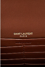 Saint Laurent Classic Cassandre Chain Wallet Bag in Fox, view 7, click to view large image.