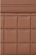 Saint Laurent Cassandre Credit Card Case in Fox, view 6, click to view large image.