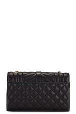 Saint Laurent Small Envelope Chain Bag in Noir, view 4, click to view large image.