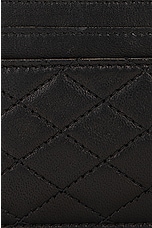 Saint Laurent Gaby Credit Card Case in Nero, view 6, click to view large image.