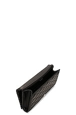 Saint Laurent Kate Clutch in Nero, view 5, click to view large image.