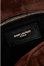 Saint Laurent Medium Puffer Chain Bag in Bark Brown, view 7, click to view large image.