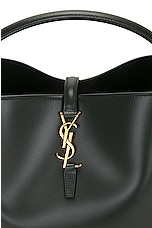 Saint Laurent Le 37 Bucket Bag in New Vert Fonce, view 8, click to view large image.