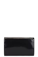 Saint Laurent Classic Chain Cassandre Wallet Bag in Noir, view 3, click to view large image.