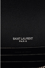 Saint Laurent Classic Chain Cassandre Wallet Bag in Noir, view 7, click to view large image.
