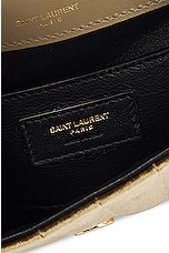 Saint Laurent Small Vicky Chain Bag in Dark Vintage Olive, view 7, click to view large image.