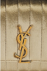 Saint Laurent Small Vicky Chain Bag in Dark Vintage Olive, view 8, click to view large image.