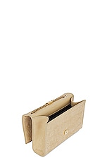 Saint Laurent Small Kate Chain Bag in Nougat Beige, view 5, click to view large image.