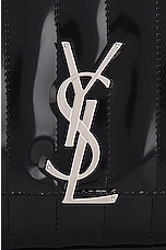 Saint Laurent Small Vicky Chain Bag in Nero, view 8, click to view large image.