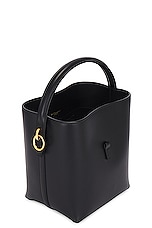 Saint Laurent Small Le 37 Bucket Bag in Nero, view 6, click to view large image.