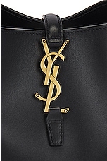 Saint Laurent Small Le 37 Bucket Bag in Nero, view 8, click to view large image.