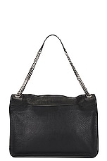 Saint Laurent Giant Niki Chain Bag in Nero, view 3, click to view large image.