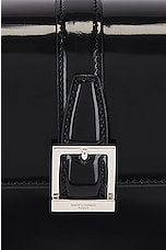 Saint Laurent Small Le Fermoir Top Handle Bag in Nero, view 8, click to view large image.