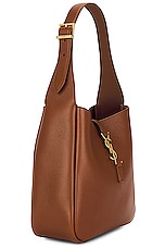 Saint Laurent Small Le 5 A 7 Supple Shoulder Bag in Fox, view 4, click to view large image.