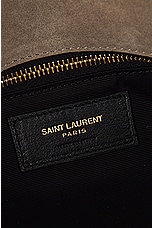 Saint Laurent Medium Puffer Chain Bag in Matt Gold, view 7, click to view large image.